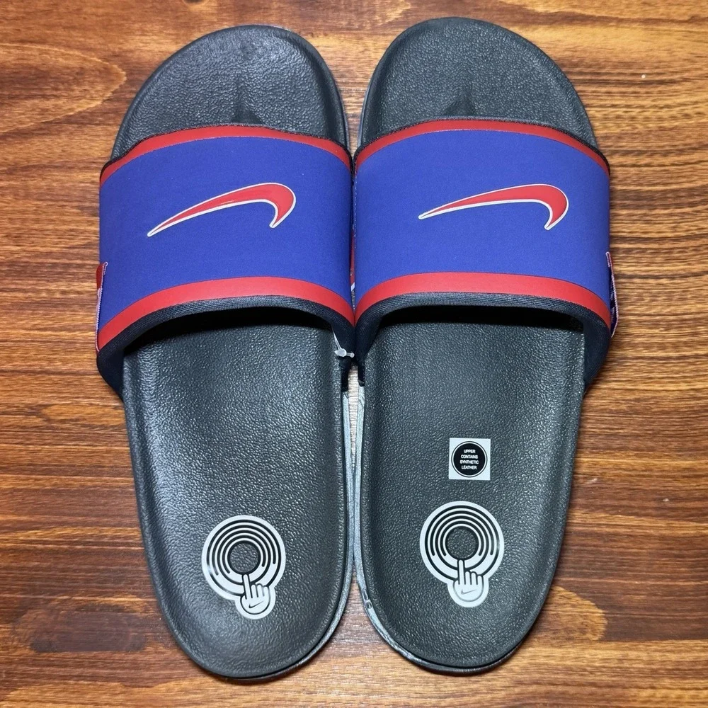 Nike Texas Rangers Mens Size 11 Offcourt Slides Sandals MLB Slip-On FN4456-400